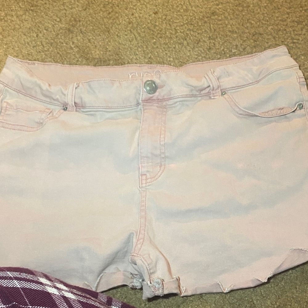 Rue21 Light Pink Jean Shorts